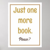 Nook Decor Book Lover Poster (Voorkant)