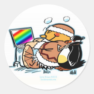 Nooky & Freeze Ronde Sticker