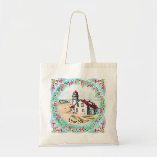 Noon Lighthouse canvas tas (Voorkant)