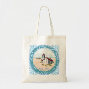 Noon Lighthouse Tote Bag