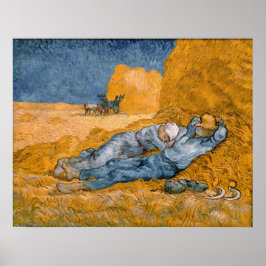 Noon - Rest van het werk van Vincent Van Gogh Poster