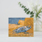 Noon Rest van Work Vincent van Gogh Briefkaart (Staand voorkant)