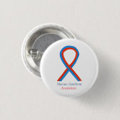 Noonan Syndrome Awareness Ribbon Button Pins (Voorkant /achterkant)