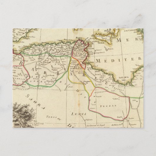 Noord-Afrika Briefkaart (Voorkant)