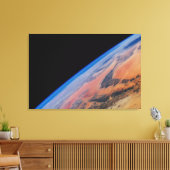 Noord-Afrika en de grote Libische woestijn. Canvas Afdruk (Insitu (Woonkamer))
