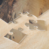 Noord-Afrika en de grote Libische woestijn. Legpuzzel (Zijkant)