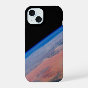 Noord-Afrika en de uitgestrekte Libische Woestijn. iPhone 15 Hoesje