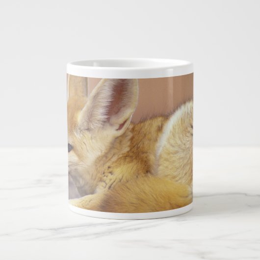 Noord-Afrika. Fennec Fennecus zerda) Extra Grote Beker (Voorkant)
