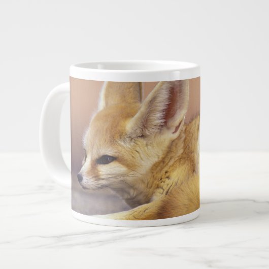 Noord-Afrika. Fennek Fennecus zerda) Extra Grote Beker (Voorkant links)