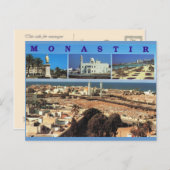 Noord-Afrika, Monastir, Tunesië, Multiview Briefkaart (Voorkant / Achterkant)