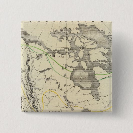 Noord-Amerika 11 Vierkante Button 5,1 Cm (Voorkant)