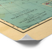 Noord-Amerika 13 Poster (Hoek)