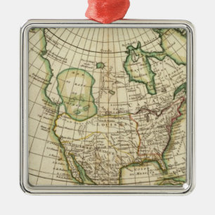 Noord-Amerika 21 Metalen Ornament
