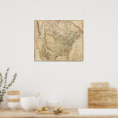 Noord-Amerika 24 Poster (Keuken)