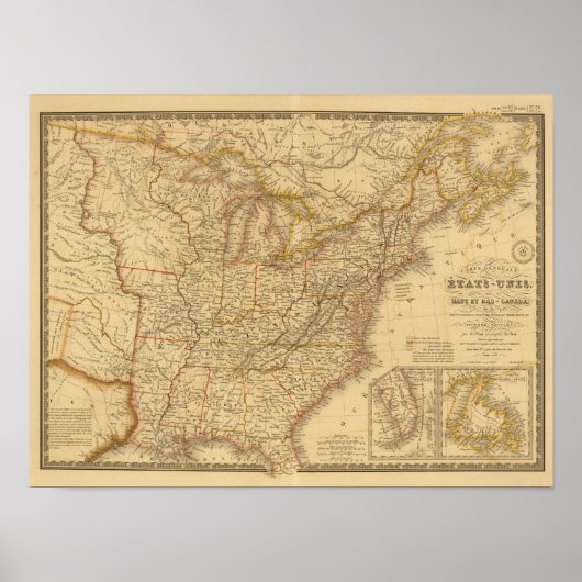 Noord-Amerika 24 Poster (Voorkant)