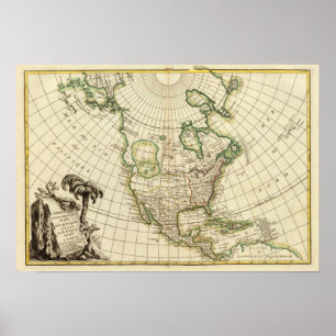 Noord-Amerika 26 Poster