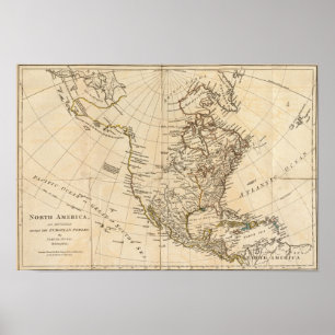Noord-Amerika 30 Poster