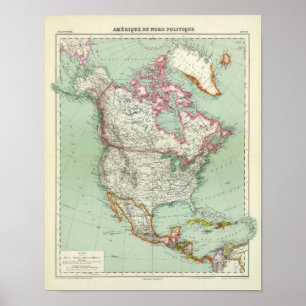 Noord-Amerika 31 Poster