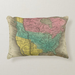 Noord-Amerika 5 Decoratief Kussen