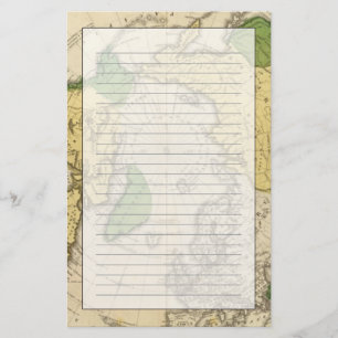 Noord-Amerika, Azië Briefpapier