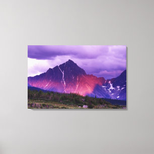 Noord-Amerika, Canada, Alberta, Canadees Canvas Afdruk