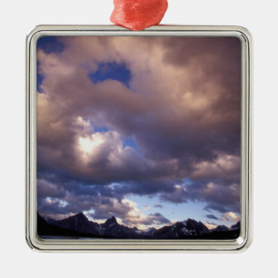 Noord-Amerika, Canada, Alberta, Jasper 5 Metalen Ornament