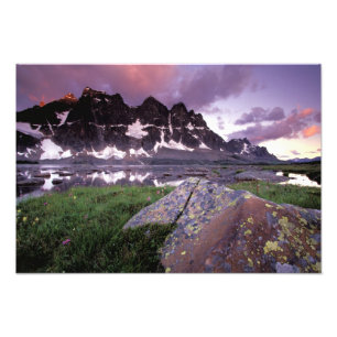 Noord-Amerika, Canada, Alberta, Jasper Foto Afdruk