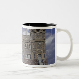 Noord-Amerika, Canada, Newfoundland, St. John's. Tweekleurige Koffiemok