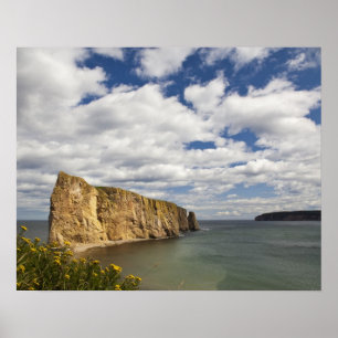 Noord-Amerika, Canada, Quebec, Gaspe Bay, Perce Poster