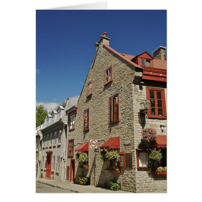 Noord-Amerika, Canada, Quebec, Old Quebec City. (Voorkant)