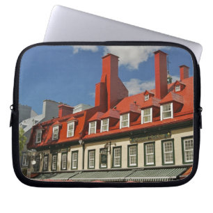 Noord-Amerika, Canada, Quebec, Oude Stad Quebec. 3 Laptop Sleeve