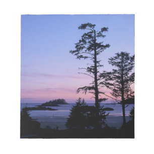 Noord-Amerika, Canada, Vancouver Island, bomen Notitieblok