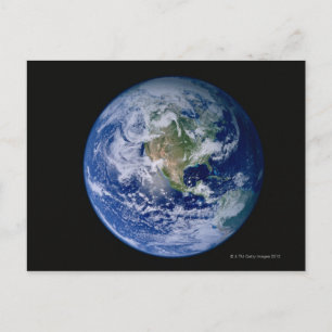Noord-Amerika gezien vanuit de ruimte Briefkaart