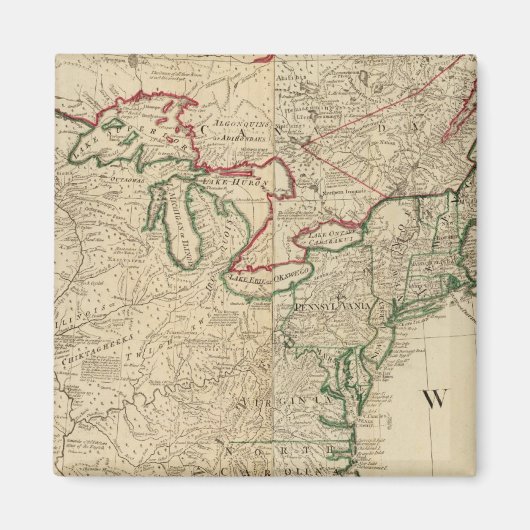 Noord-Amerika Magneet (Voorkant)