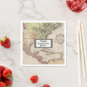 Noord-Amerika Map Personalized Retirement Servet (Insitu)