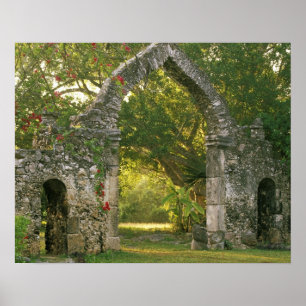 Noord-Amerika, Mexico, het schiereiland Yucatan, Poster