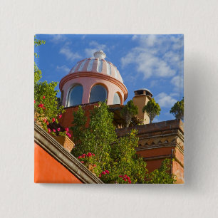 Noord-Amerika, Mexico, staat Guanajuato, San 4 Vierkante Button 5,1 Cm