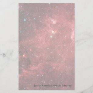 Noord-Amerika Nebula Infrred Briefpapier