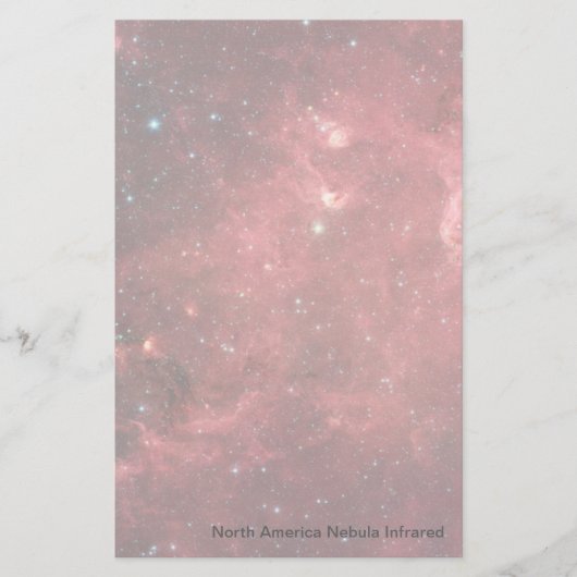 Noord-Amerika Nebula Infrred Briefpapier (Voorkant)