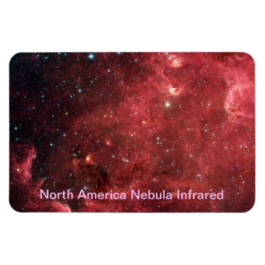 Noord-Amerika Nebula Infrred Magneet (Horizontaal)