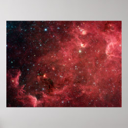 Noord-Amerika Nebula Infrred Poster