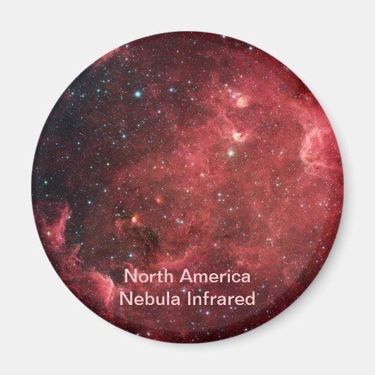 Noord-Amerika-nevel Infrarood Magneet (Voorkant)