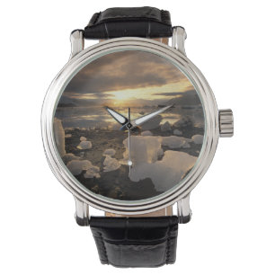 Noord-Amerika, VS, Alaska, IJsbaai, IJsscape, Horloge