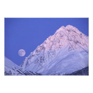 Noord-Amerika, VS, Alaska, Knik rivier, Foto Afdruk