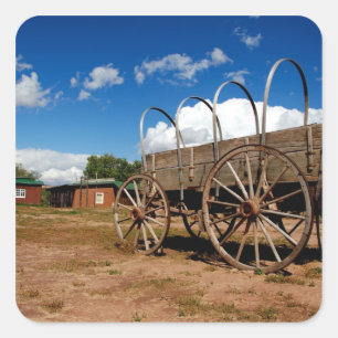 Noord-Amerika, VS, Arizona, Navajo Indian 2 Vierkante Sticker