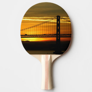 Noord-Amerika, VS, Californië, San Francisco. 3 Tafeltennisbatje