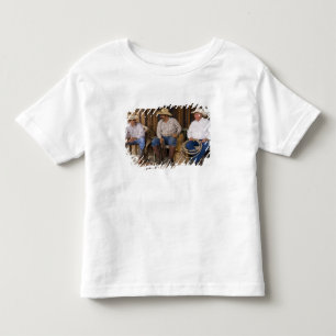 Noord-Amerika, VS. Cowboys ontspannen en Kinder Shirts