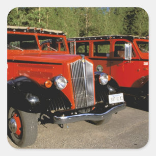 Noord-Amerika, VS, Montana. Klassieke 1934 Ford Vierkante Sticker