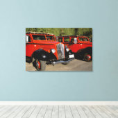 Noord-Amerika, VS, Montana. Klassieke Ford uit 193 Canvas Afdruk (Insitu (Houten vloer))