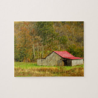 Noord-Amerika, VS, North Carolina, platteland Legpuzzel